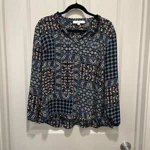 Loft Patchwork Blouse